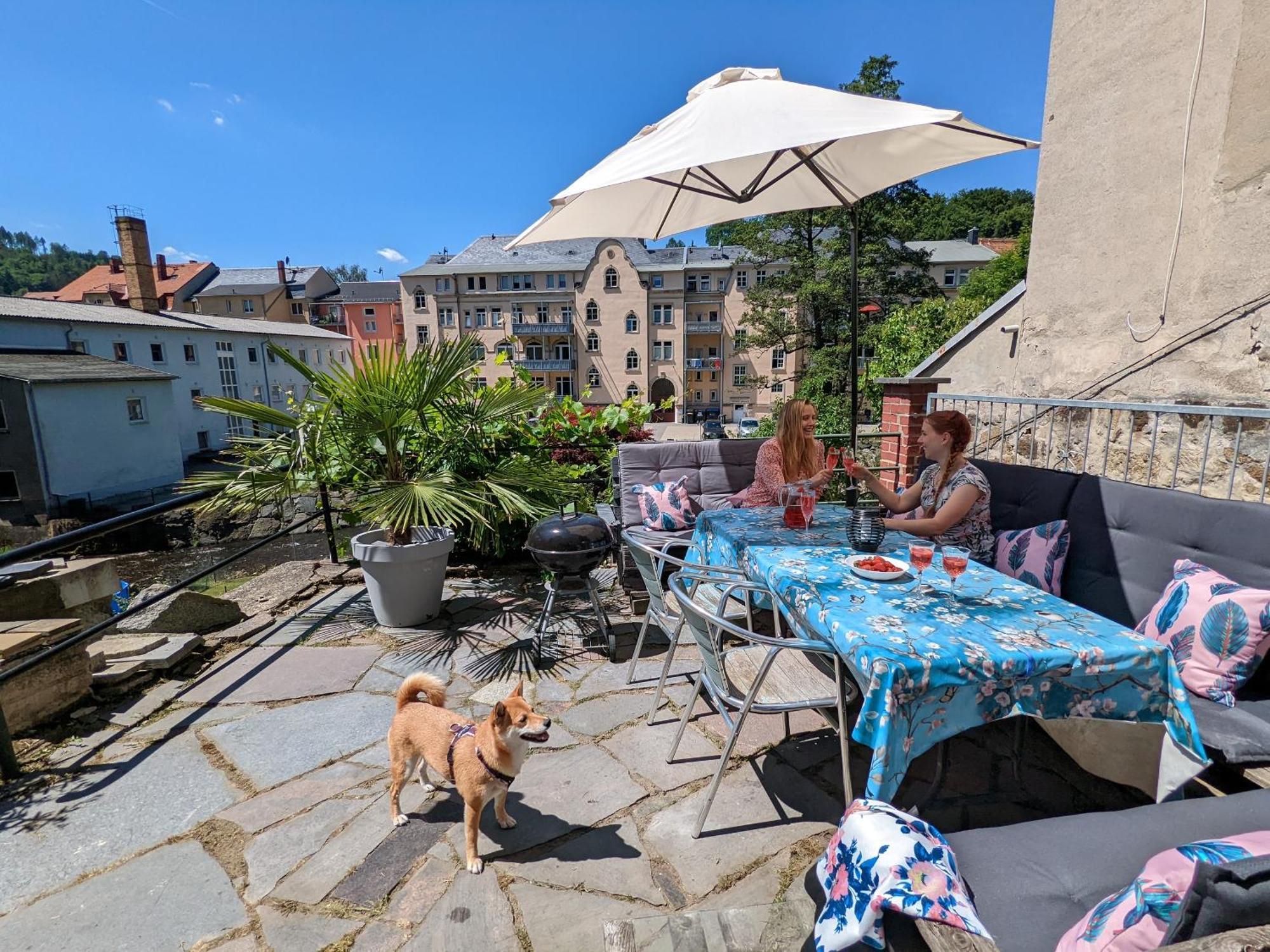 Zi1 - Urlaubsmagie - Erholung Mit Whirlpool & Sauna 赛博尼茨 外观 照片