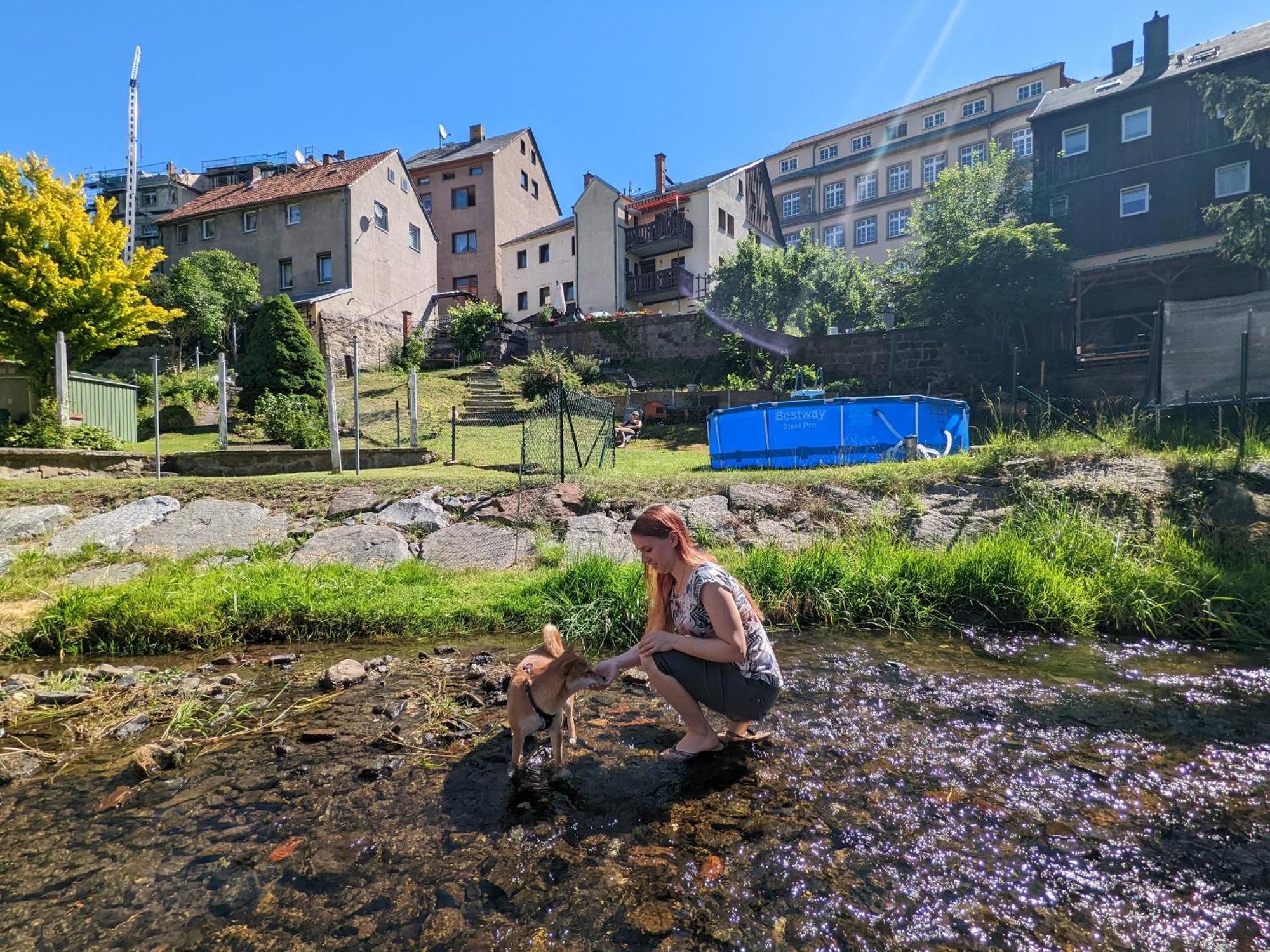 Zi1 - Urlaubsmagie - Erholung Mit Whirlpool & Sauna 赛博尼茨 外观 照片