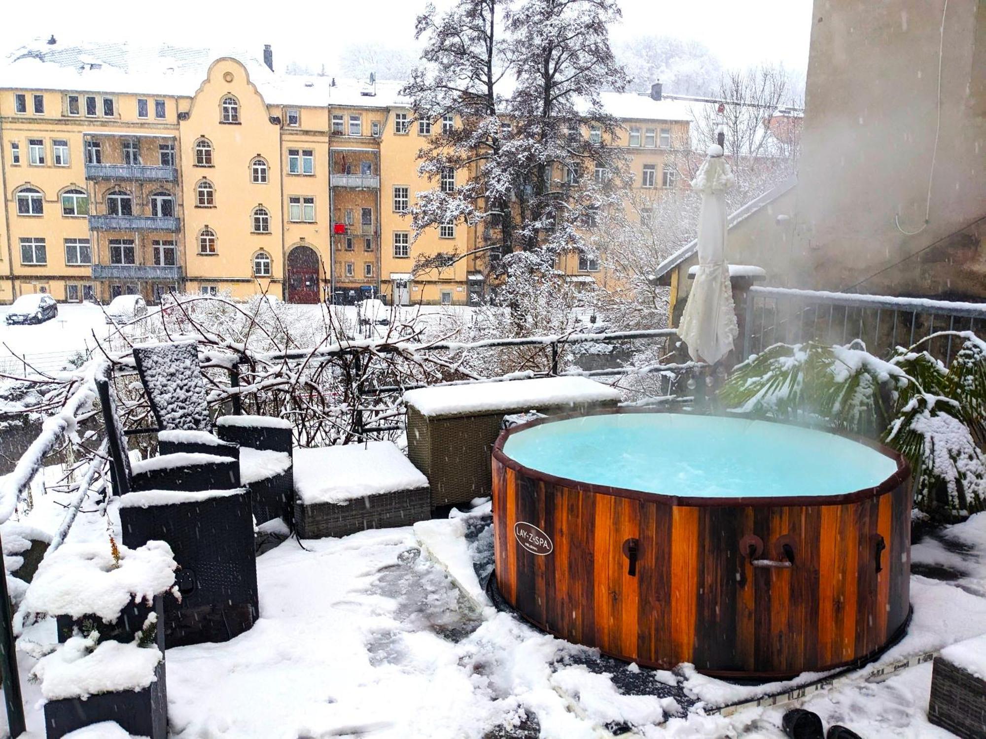 Zi1 - Urlaubsmagie - Erholung Mit Whirlpool & Sauna 赛博尼茨 外观 照片
