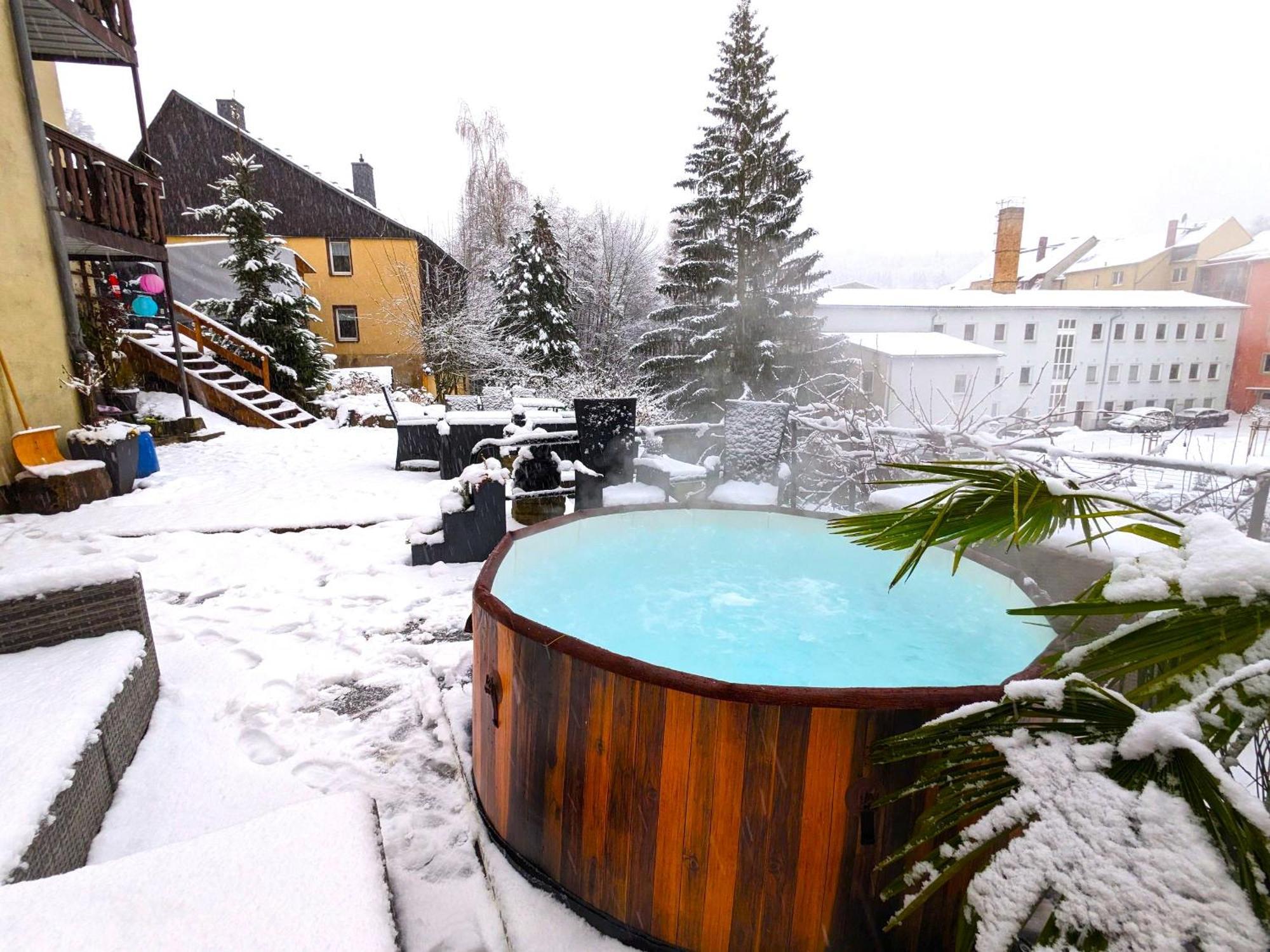Zi1 - Urlaubsmagie - Erholung Mit Whirlpool & Sauna 赛博尼茨 外观 照片