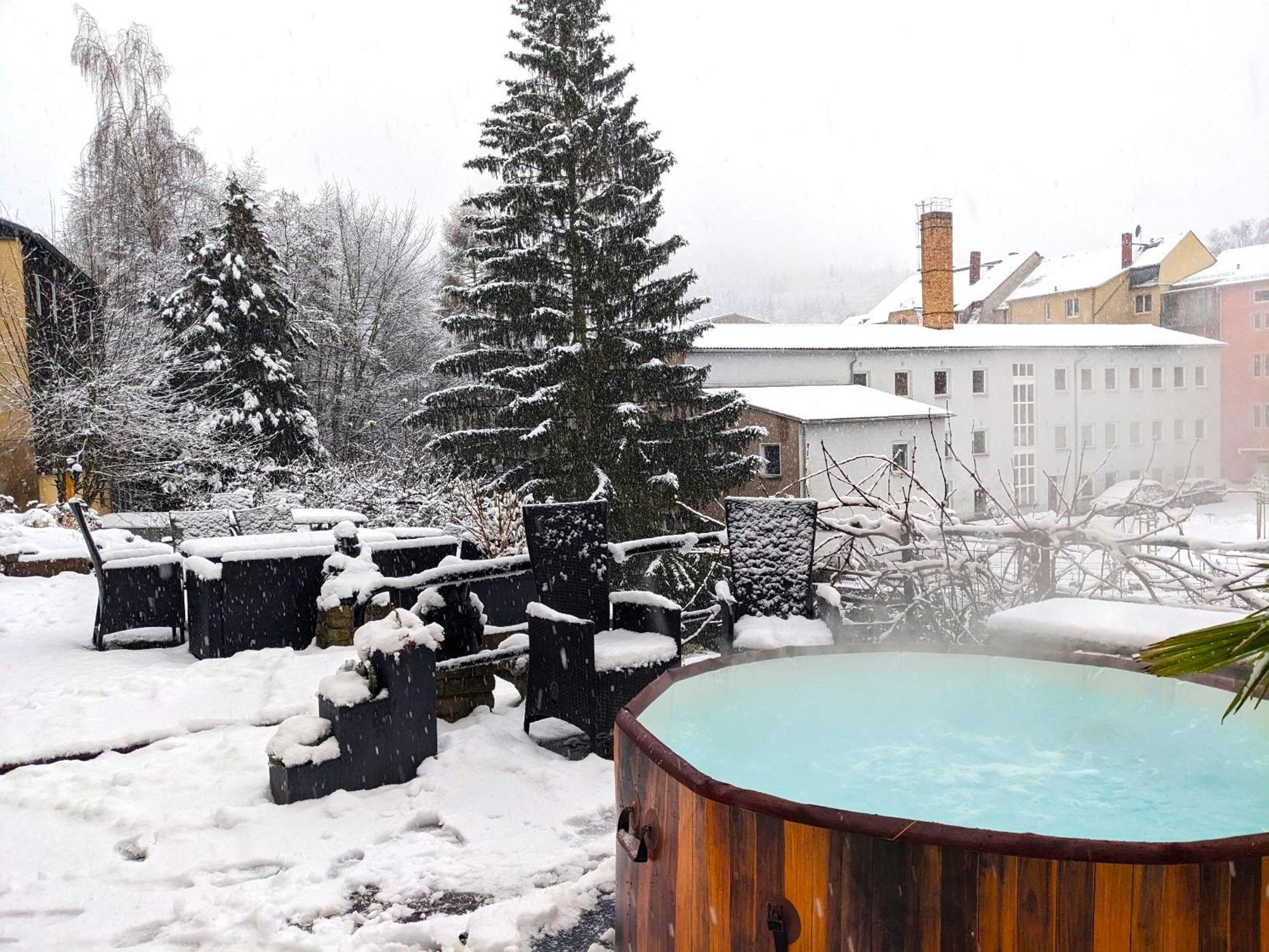 Zi1 - Urlaubsmagie - Erholung Mit Whirlpool & Sauna 赛博尼茨 外观 照片
