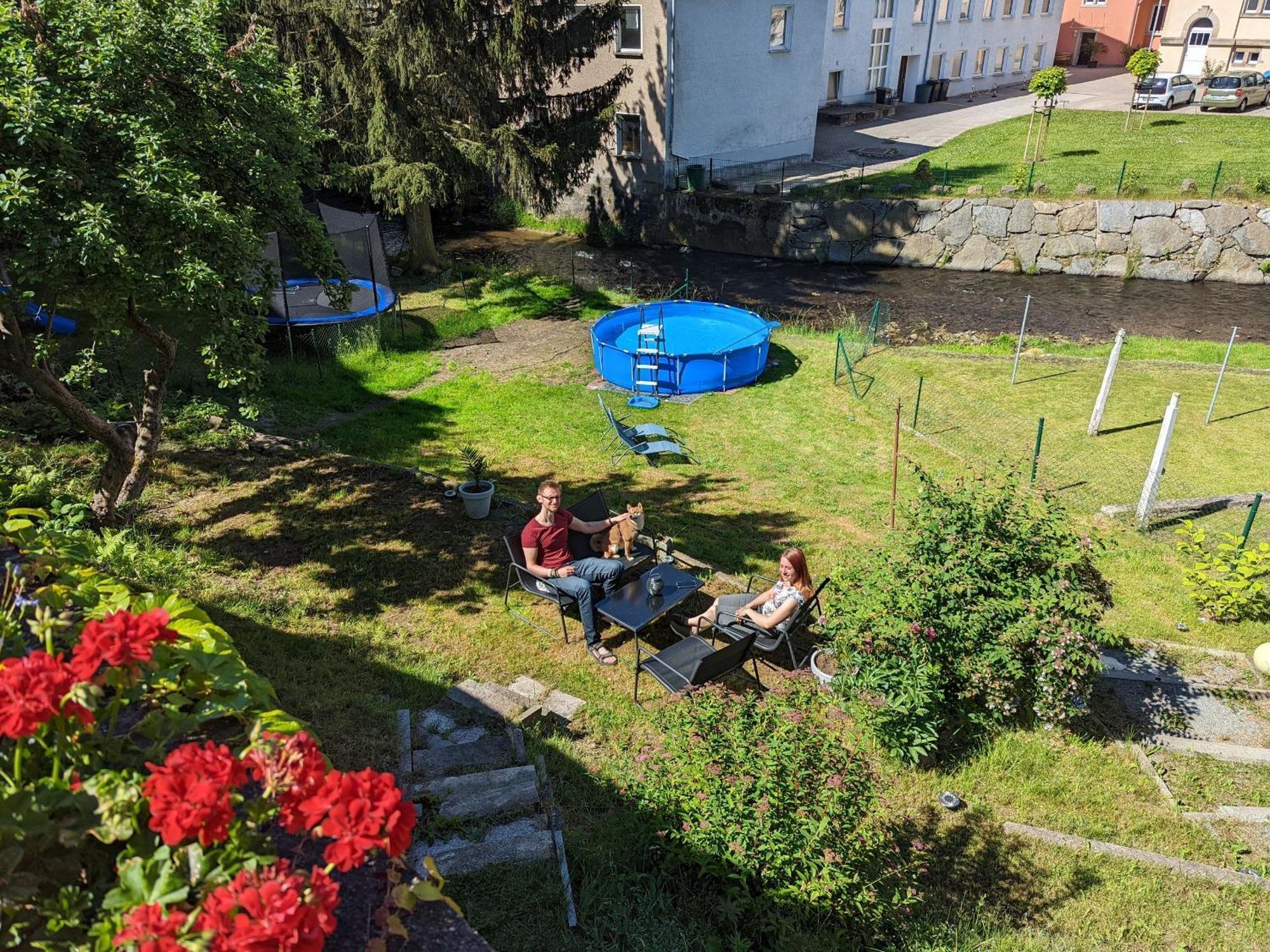 Zi1 - Urlaubsmagie - Erholung Mit Whirlpool & Sauna 赛博尼茨 外观 照片